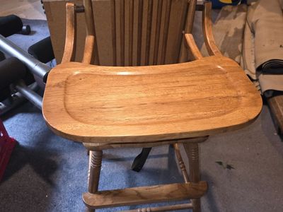 Wood Baby High Chair