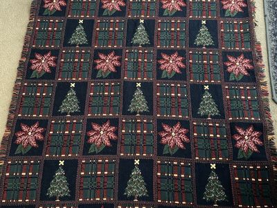 Christmas Tree Throw Blanket