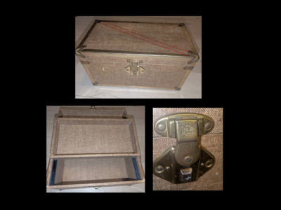 Vintage Excelsior Stamford Storabe Box / Tool Box 7x8x14