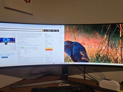 49 inch Samsung curved monitor
