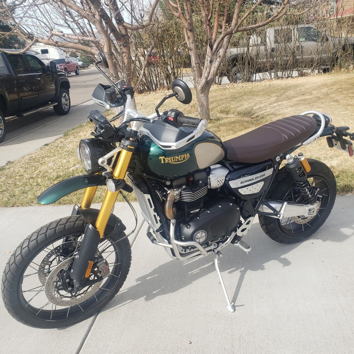 Steve McQueen 2022  Triumph scrambler  4 miles