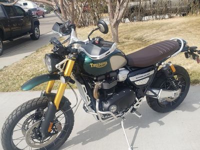 Steve McQueen 2022 Triumph scrambler 4 miles