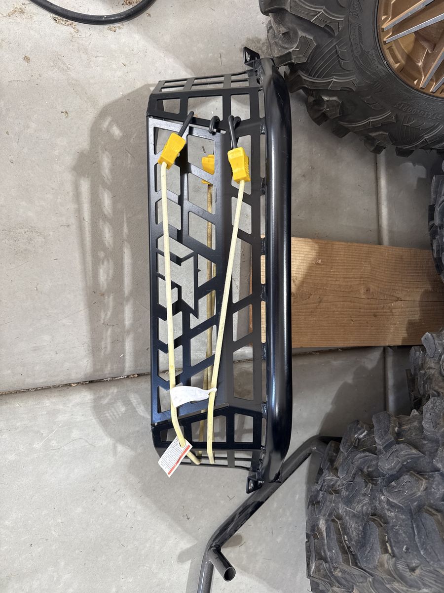 Kawasaki KRX cargo barricade