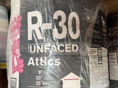 R-30 unfaced insulation Corning