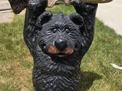 Black Bear Statue Decoration
