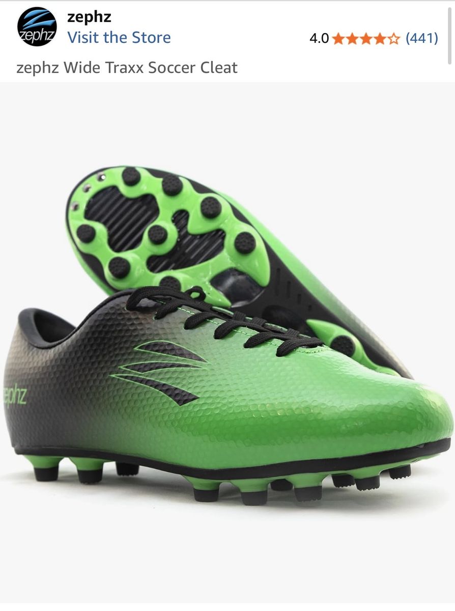 Soccer cleats Men’s size 10 x wide