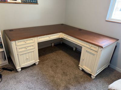Large office corner desk