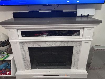 Allen+ Rotch Electric fireplace wall Mantel heater
