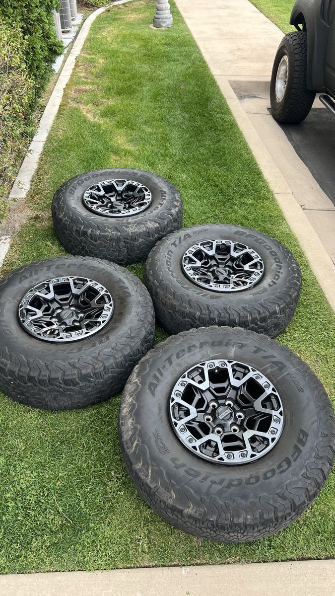 Raptor R Wheels and 37” Tires Set or Four