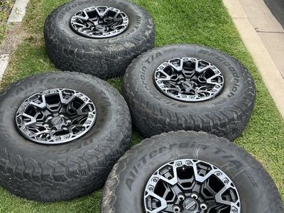 Raptor R Wheels and 37” Tires Set or Four