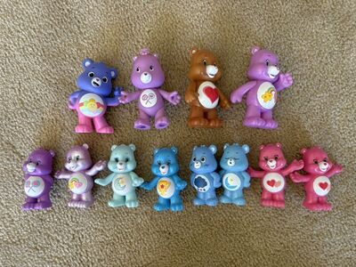 12 Vintage Care Bears Figures