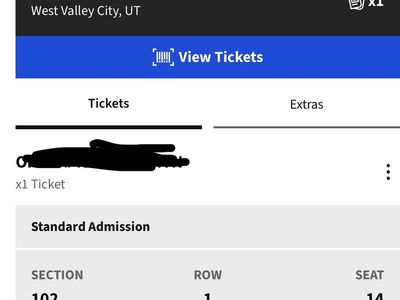 Red Clay Strays 1 ticket $25