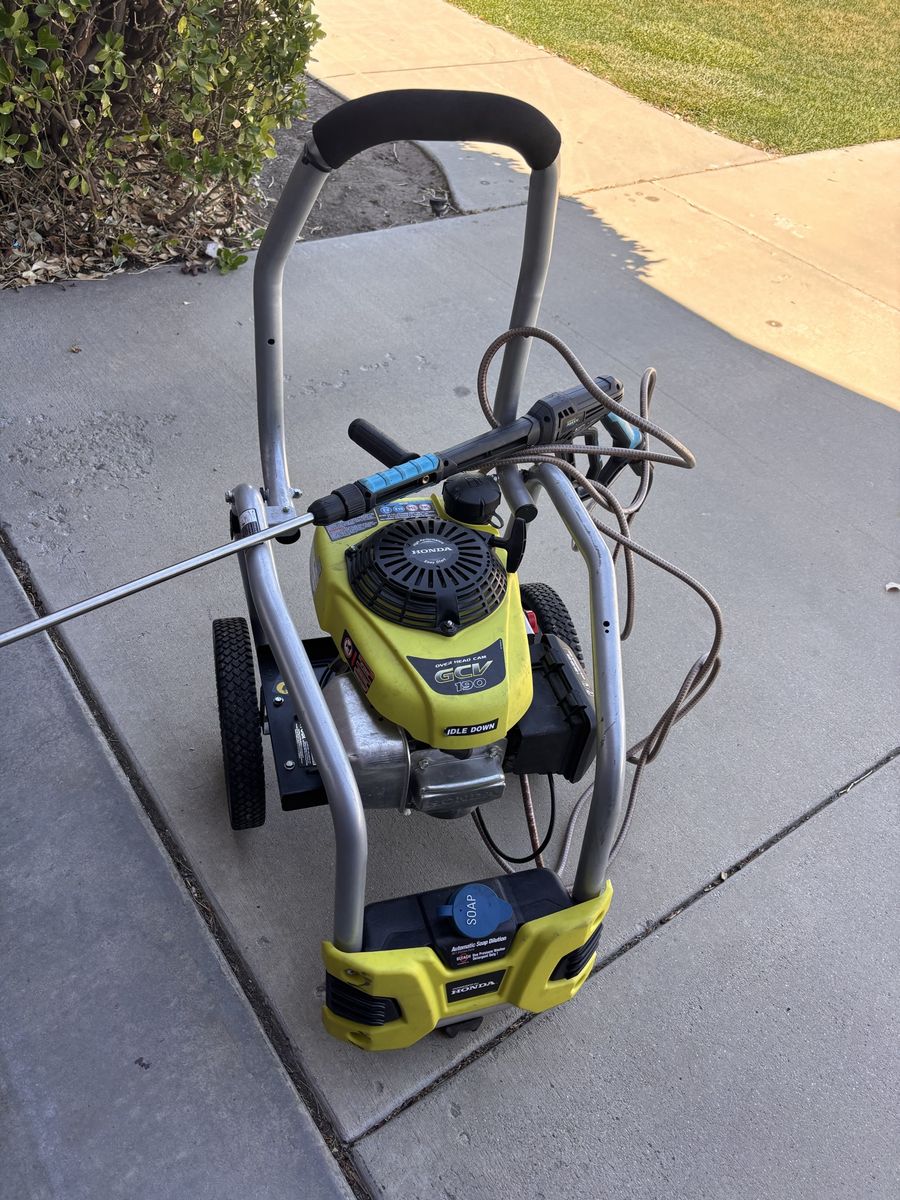 Ryobi ry80940b 3109 psi pressure washer w/upgraded hose and gun