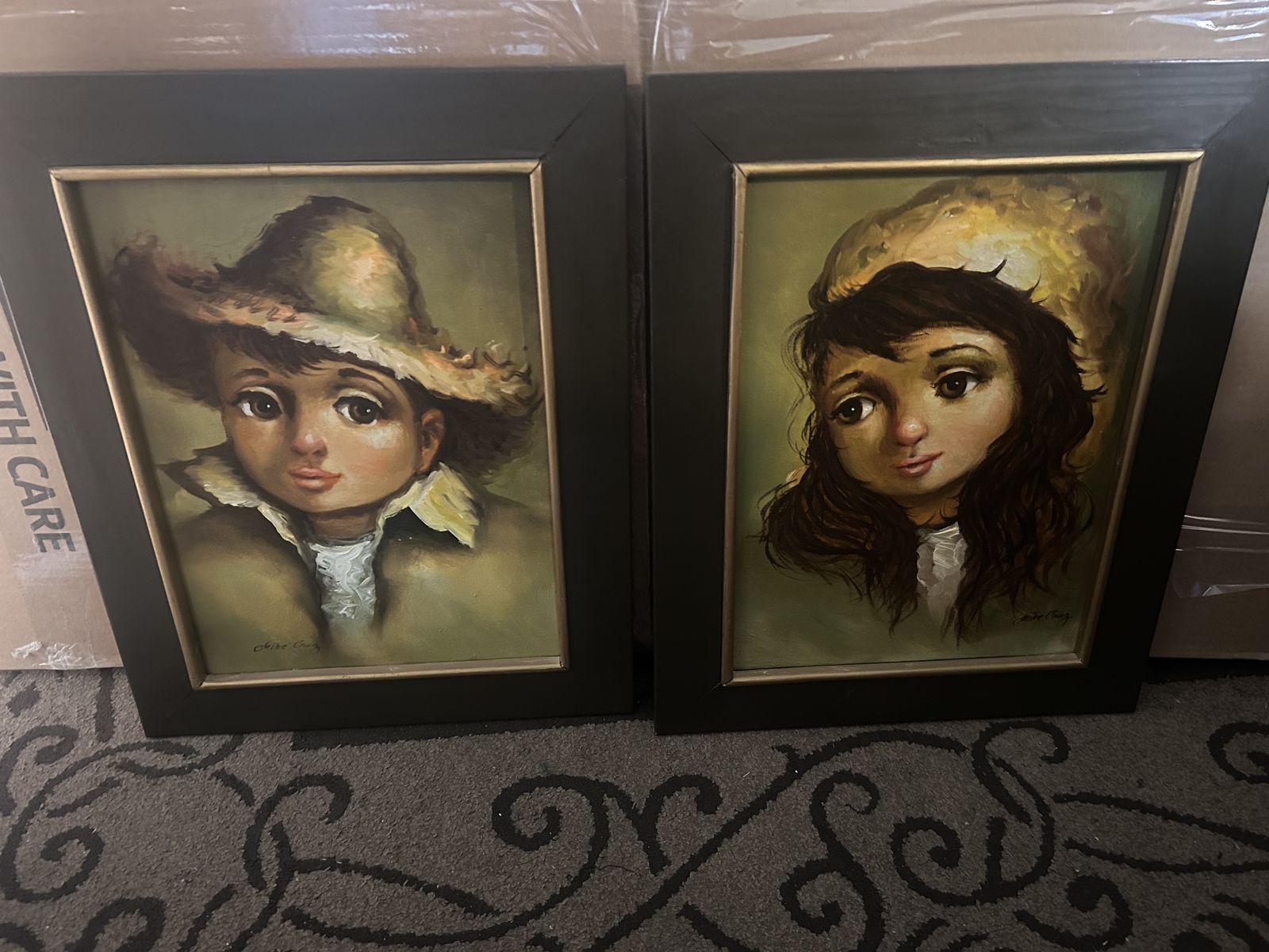 Boy and girl portraits
