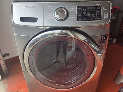 Samsung Front Load Washer and Dryer Set Stainless Steel