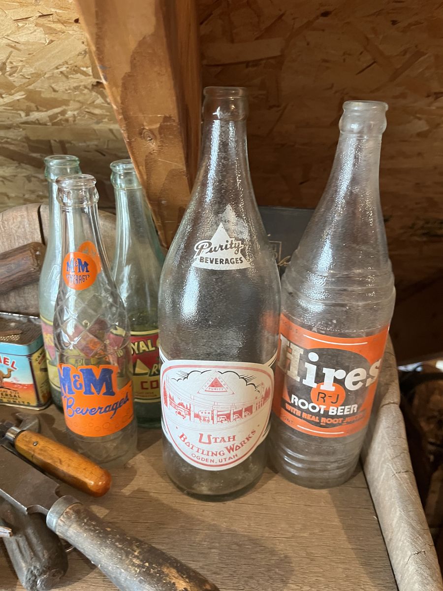 Assorted Vintage Pop Bottles