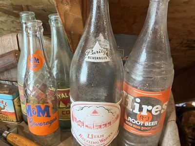 Assorted Vintage Pop Bottles