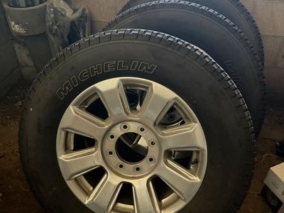 2019 f350 platinum oem wheels and tires