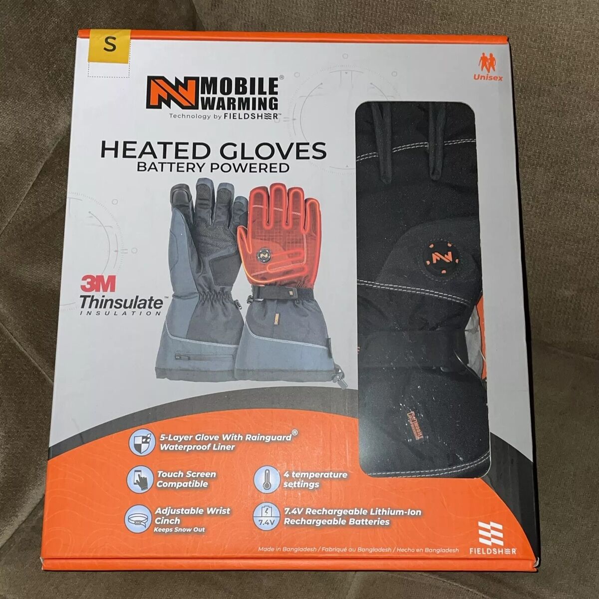 FieldSheer Geneva 7.4V Heated Gloves 1346402 #76837