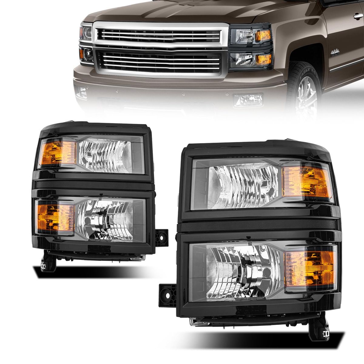2014-2015 Chevy Silverado Headlights - New Open Box - Pair - $149