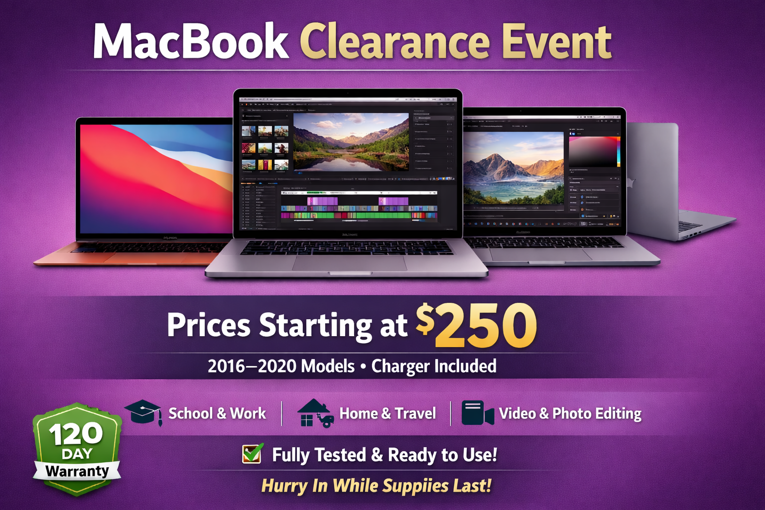 MacBook Special Pricing Event