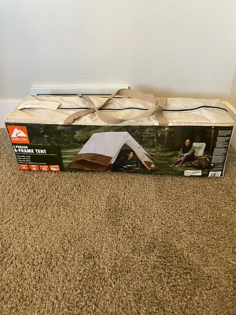 New 3 Person A-Frame Tent