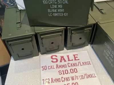 .50 Cal Ammo Cans Sale! $10 Each Can! Huge Sale @ "Unite" South Town Mall In Sandy