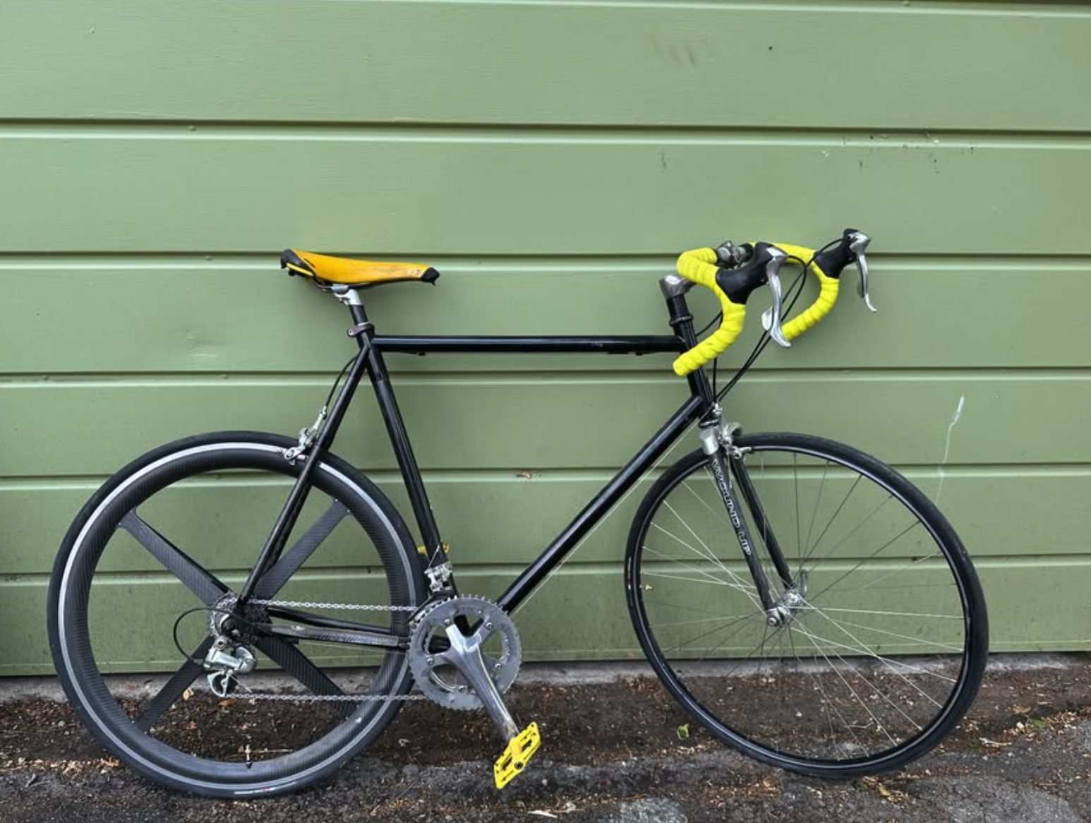 Seven Cycles Titanium Road Bike Dura-Ace Carbon Wheel Wound Up Fork