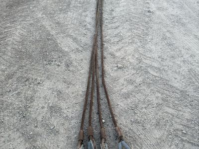 Heavy Duty 4-Leg cable Rope Sling / pick 20’ legs