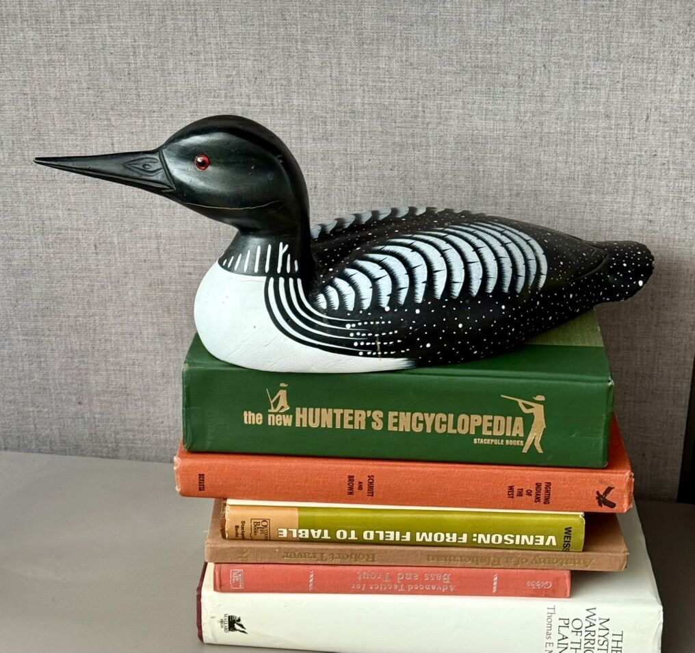 Vintage Loon wooden Decoy