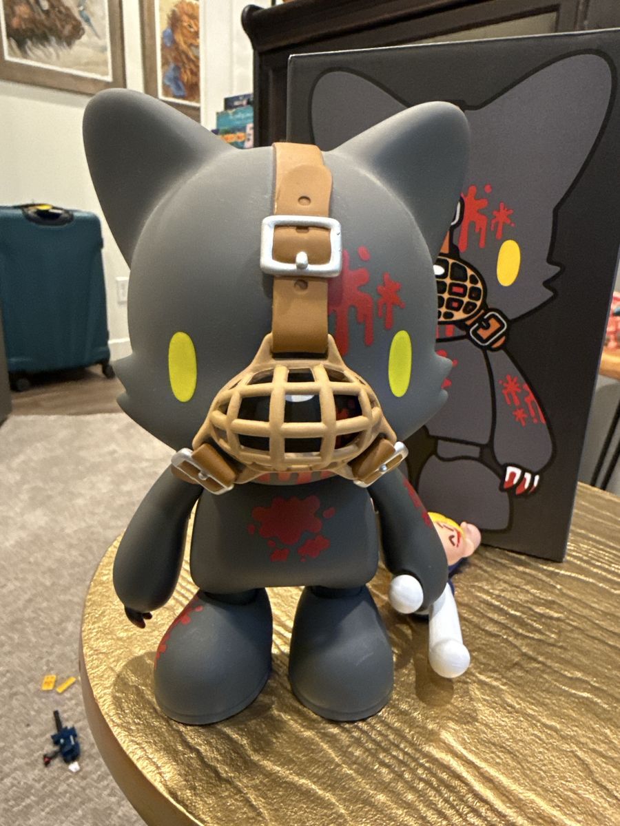 Superplastic 8” Gloomy Bear Vinyl Figure with Box and Accessory