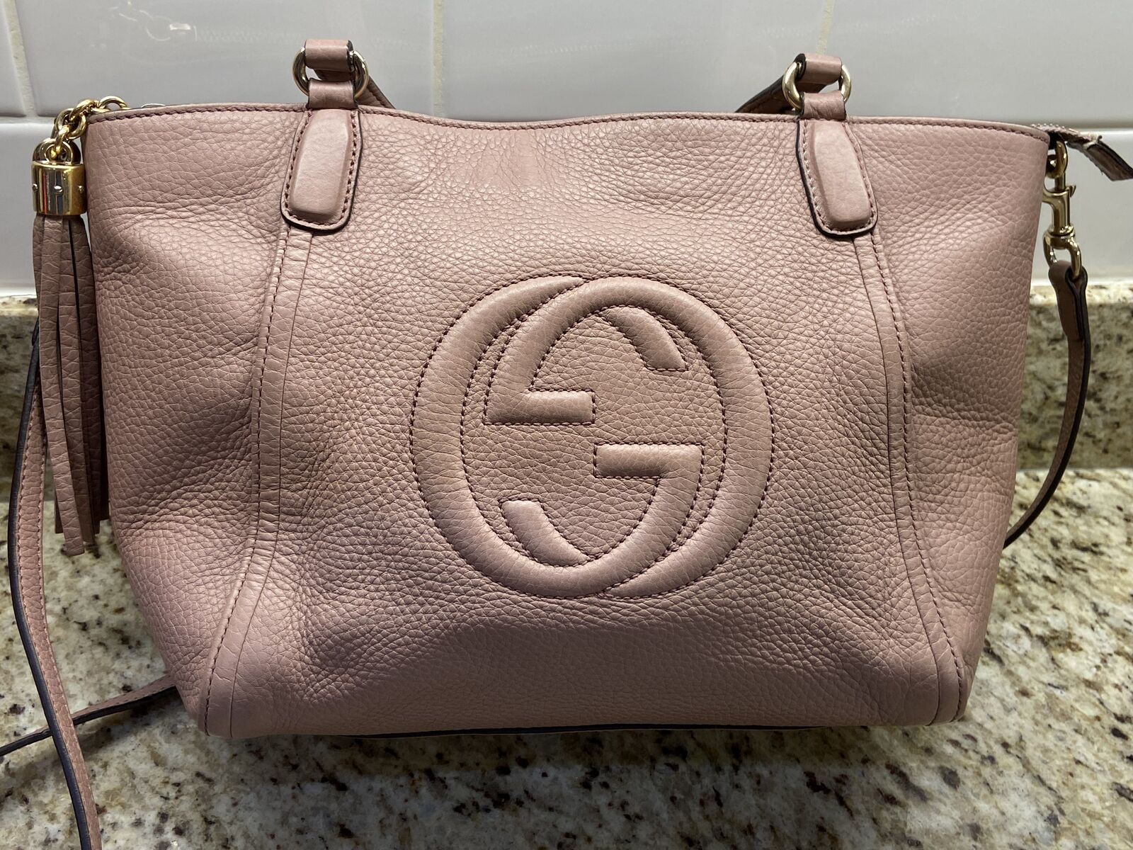 Gucci Blush Pink Soho Crossbody Bag