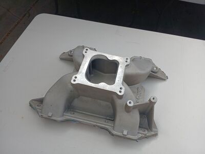 440 Mopar Intake Manifold and Purple Camshaft - Dodge - Chrysler - Mopar