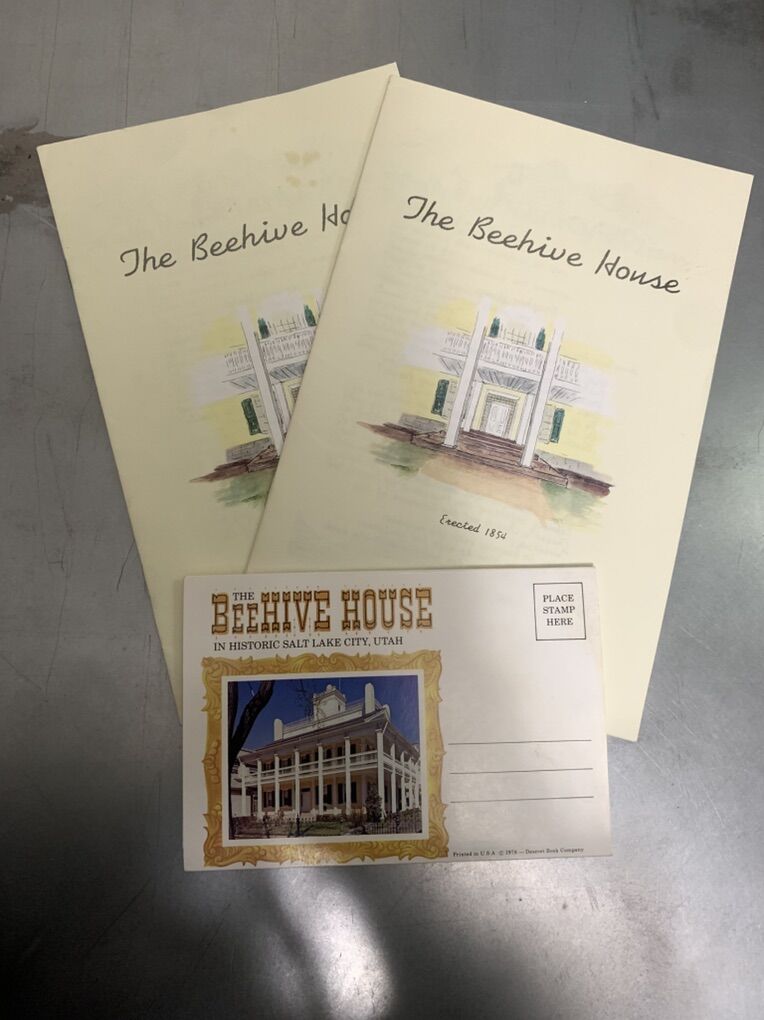 Beehive House Souvenir Booklets & Postcard LDS