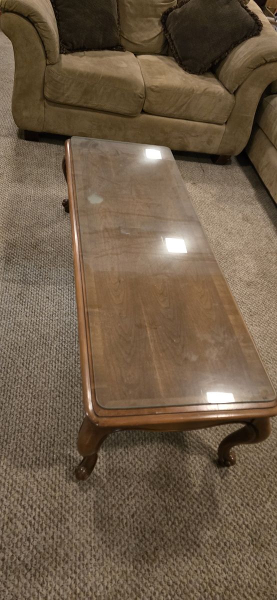 Wood Coffee Table &  2 End Table Set – Only $150
