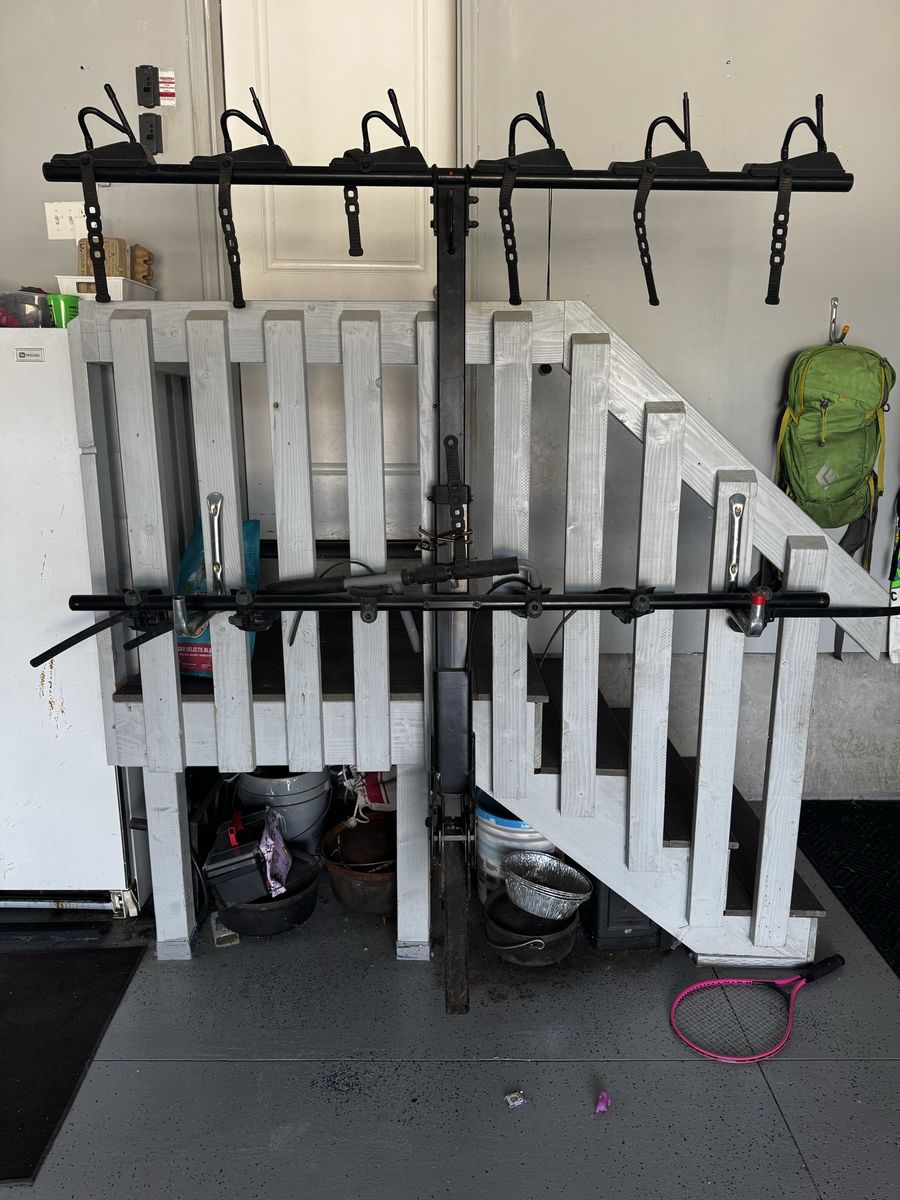 6 place hitch bike rack