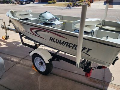 Alumacraft T12V 12ft Boat year 2006