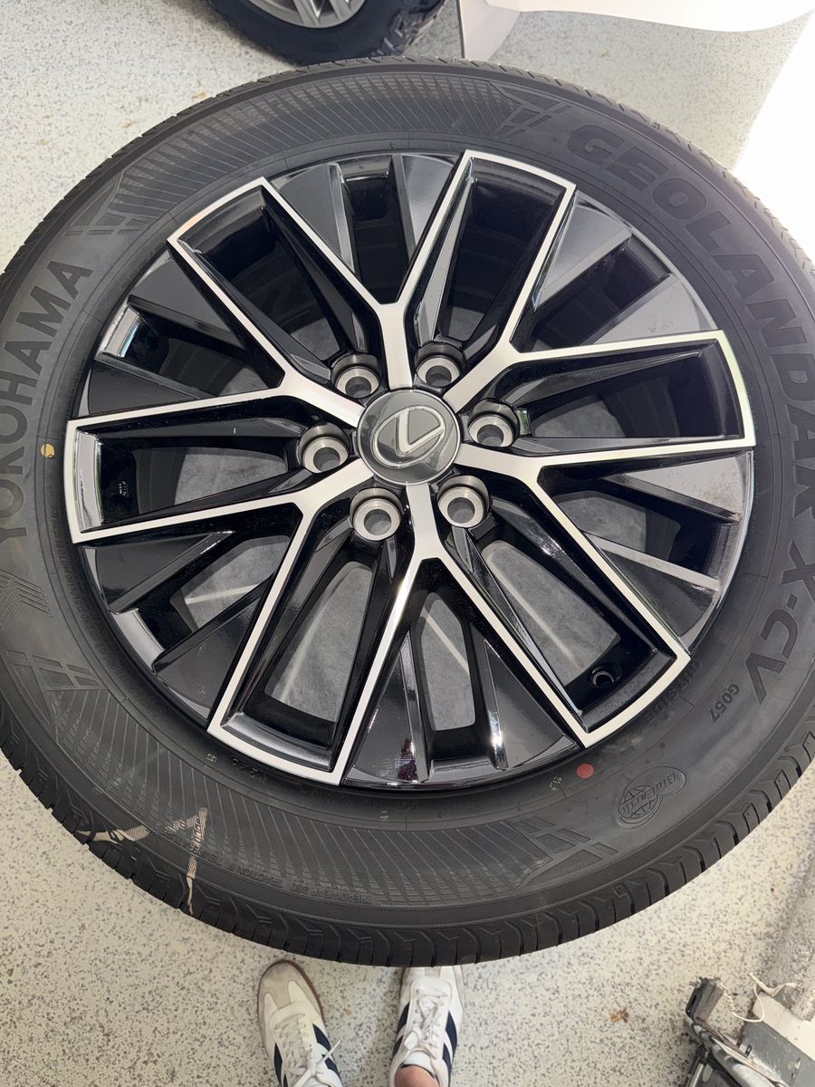 2026 Lexus GX550 20" OEM Wheels & Yokohama Tires - Brand New / 0 Miles (265/55/R20)