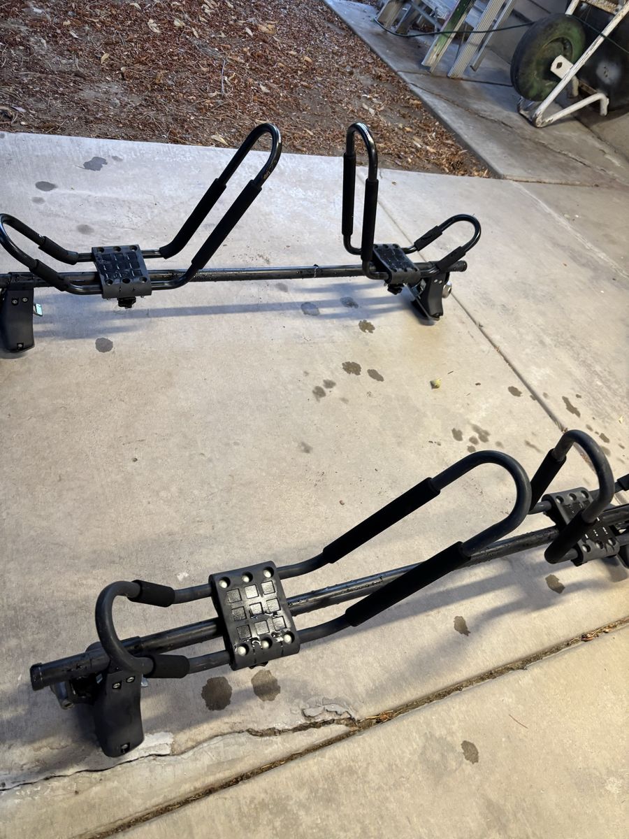 Yakima Car Top Rack with 2 Kayak Carriers - Roof Mount System for Multiple Vehicles