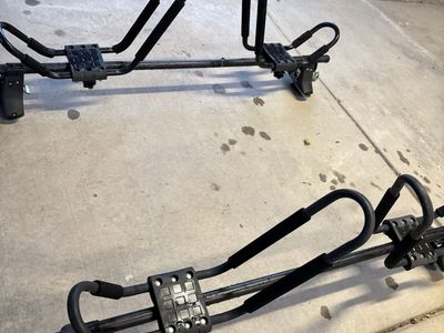 Yakima Car Top Rack with 2 Kayak Carriers - Roof Mount System for Multiple Vehicles
