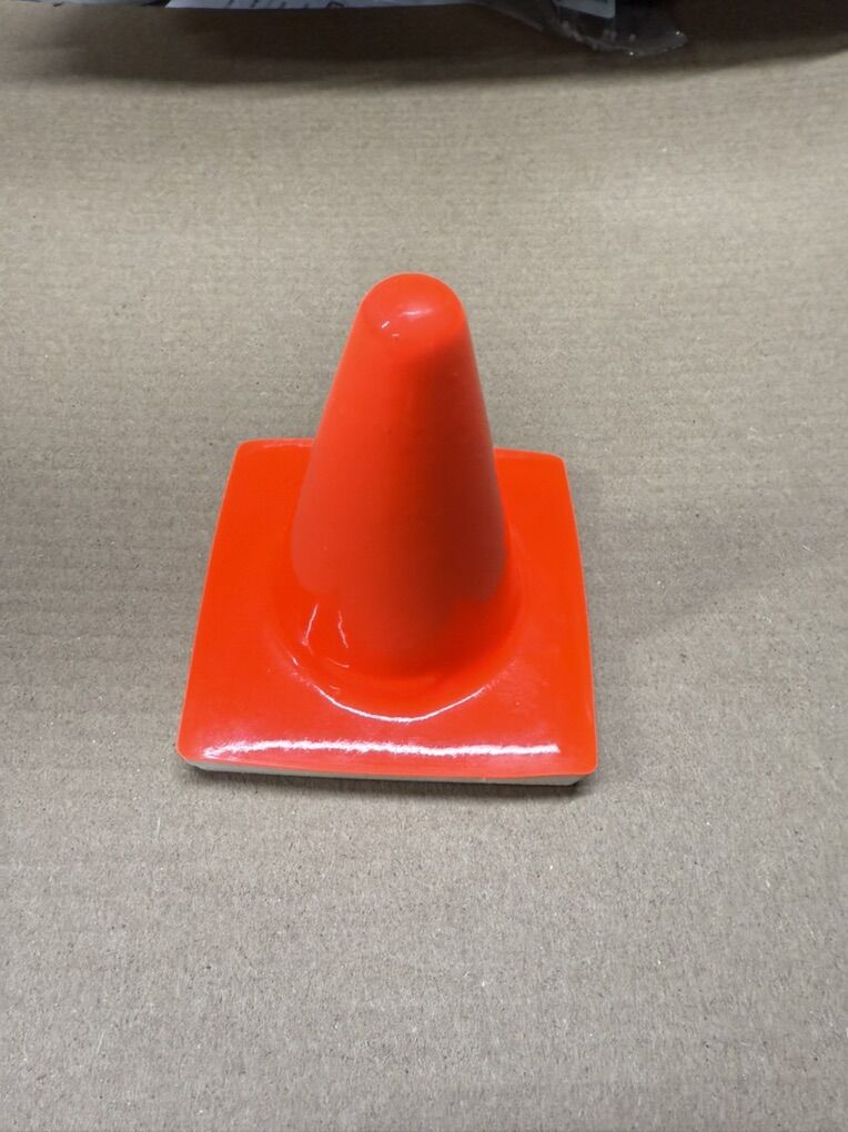Mini Office Desk Traffic Cones: 4 x 3.5 x 3.5