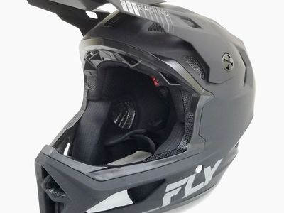 Fly Racing Youth-Medium Rayce Bicycle Helmet Matte Black (73-3613YM-L-R1-S2)