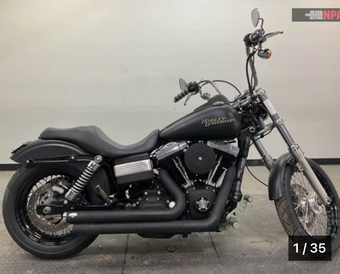 2011 Harley-Davidson Dyna Street Bob FXDB Black, Used