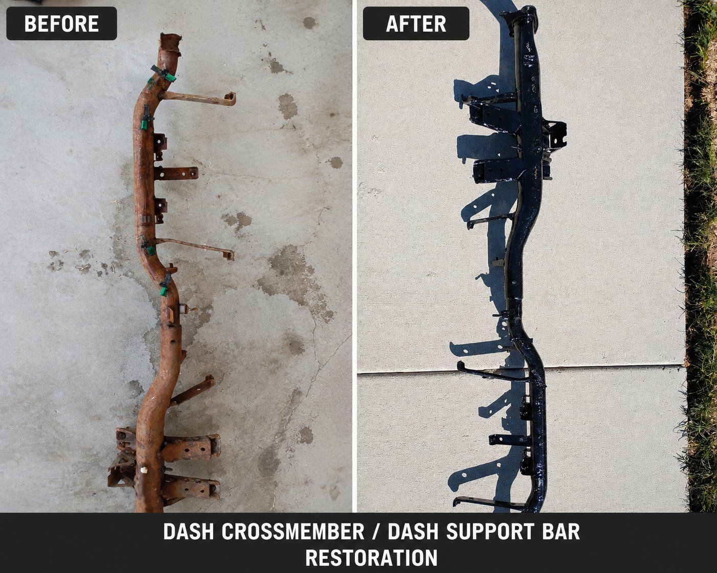 OEM 1996–2002 Toyota 4Runner Dash Crossmember & Radiator Core Support Brackets