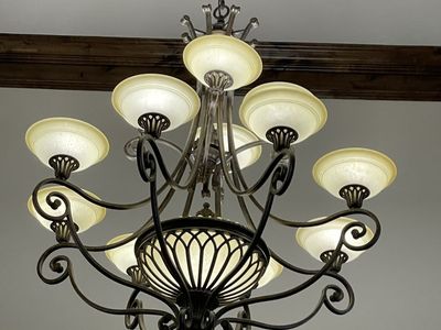 French Country style chandelier
