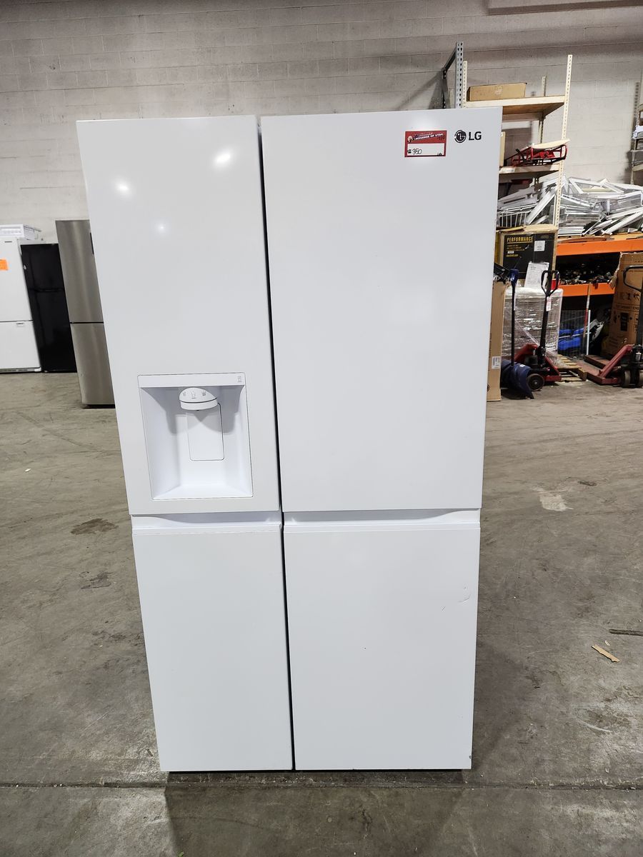 LG White Side by Side Fridge! With a Full Warranty!