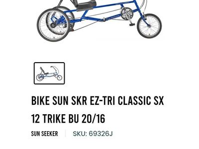 NEW Bicycle (3 wheels) Recumbent Bike (Tricycle)!!