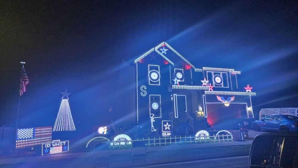 PATRIOTIC LIGHT SHOW