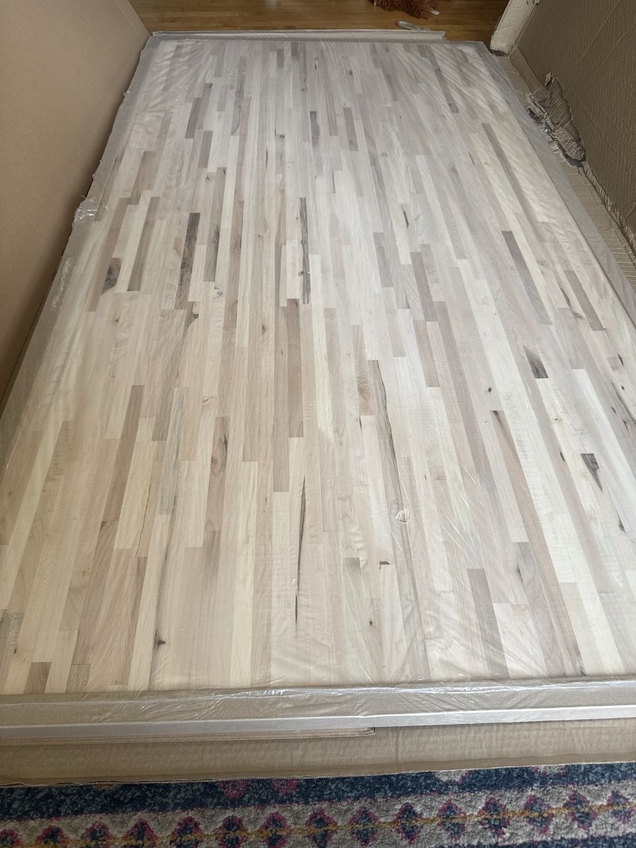 Hardwood Reflections 6'x39"x1.5" Butcher Block Countertop Island Table Top - New