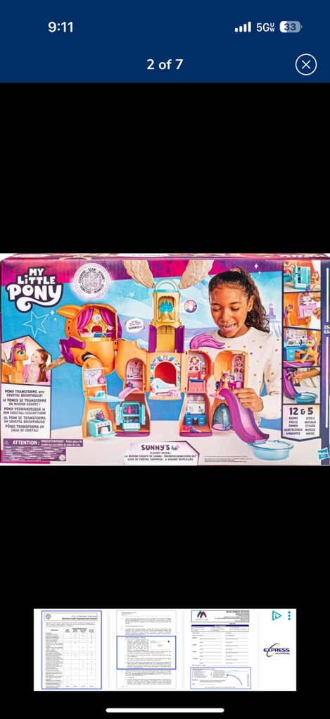 My Little Pony- Sunny's 25 In Playset